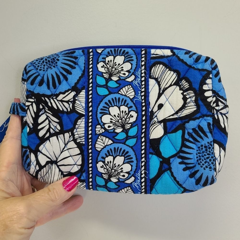 Vera Bradley "Blue Bayou" Cosmetic Bag